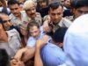 लोक कल्याण मार्ग पर कांग्रेस का शक्ति प्रदर्शन, शिक्षा मंत्री को हटाने की उठी मांग